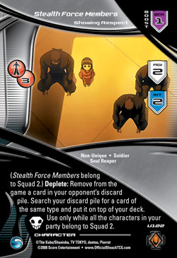 Stealth Force Members - Showing Respect